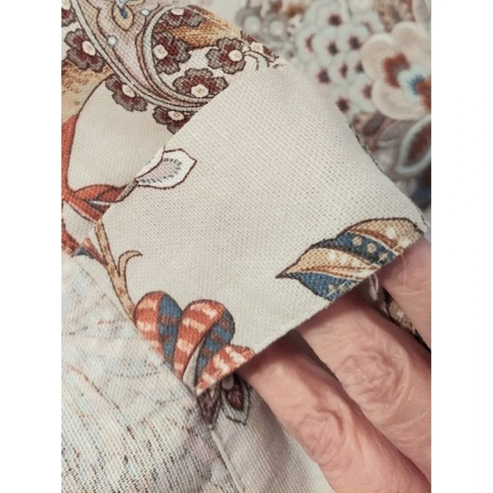 Nicole Miller Curtain Panels, 100% Cotton, Set of 2, 50